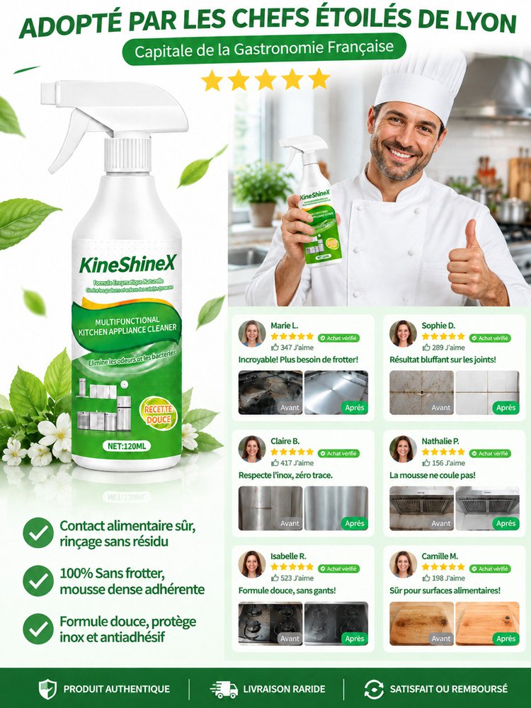 [Élimination des salissures en 3 secondes] Nettoyant ultra-puissant contre les taches de graisse