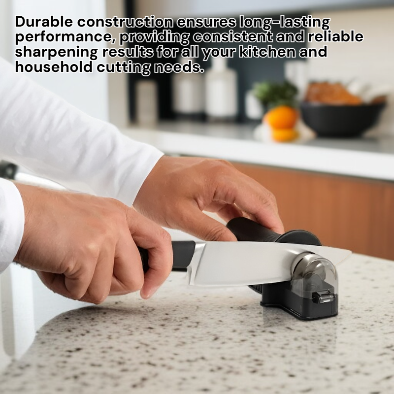 Manual Kitchen Knife Sharpener, Suitable for Knives and Scissors