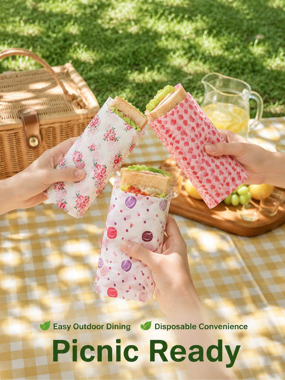 Greaseproof Food Grade Sandwich and Burger Wrapping Paper