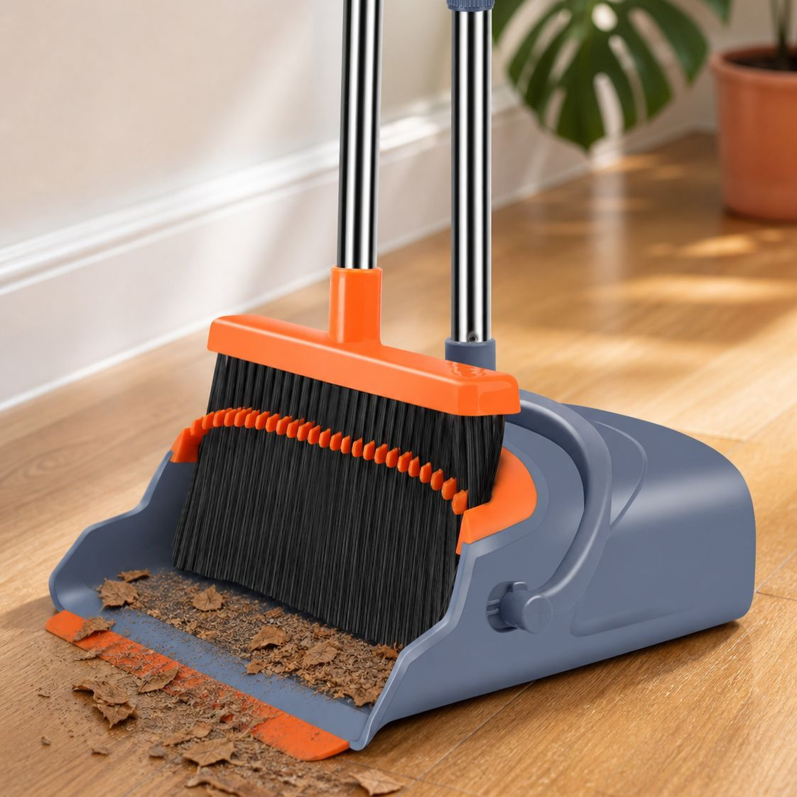 Multifunctional Portable 2-in-1 Sweeper and Dustpan