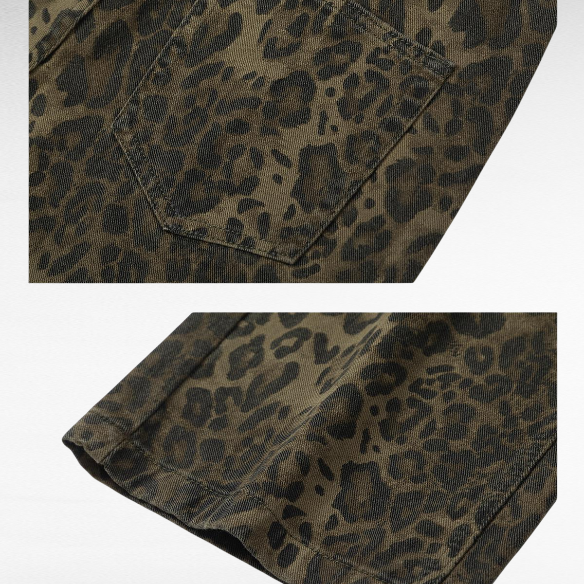 休閒牛仔直筒褲