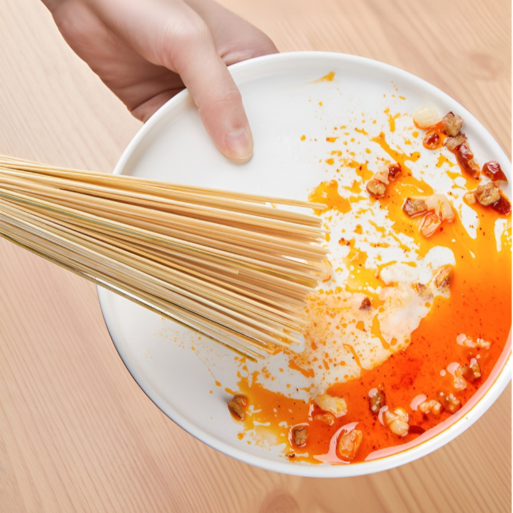 고급 대나무 냄비솔