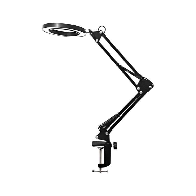 Multifunctional long-arm desk lamp