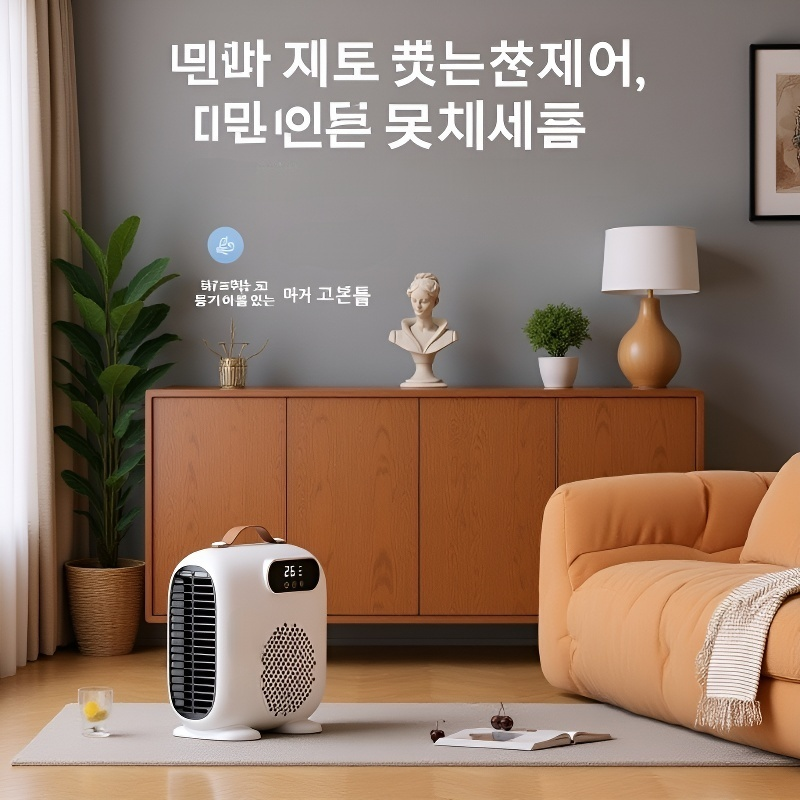 입식과 침식 겸용 의류 건조 온풍기