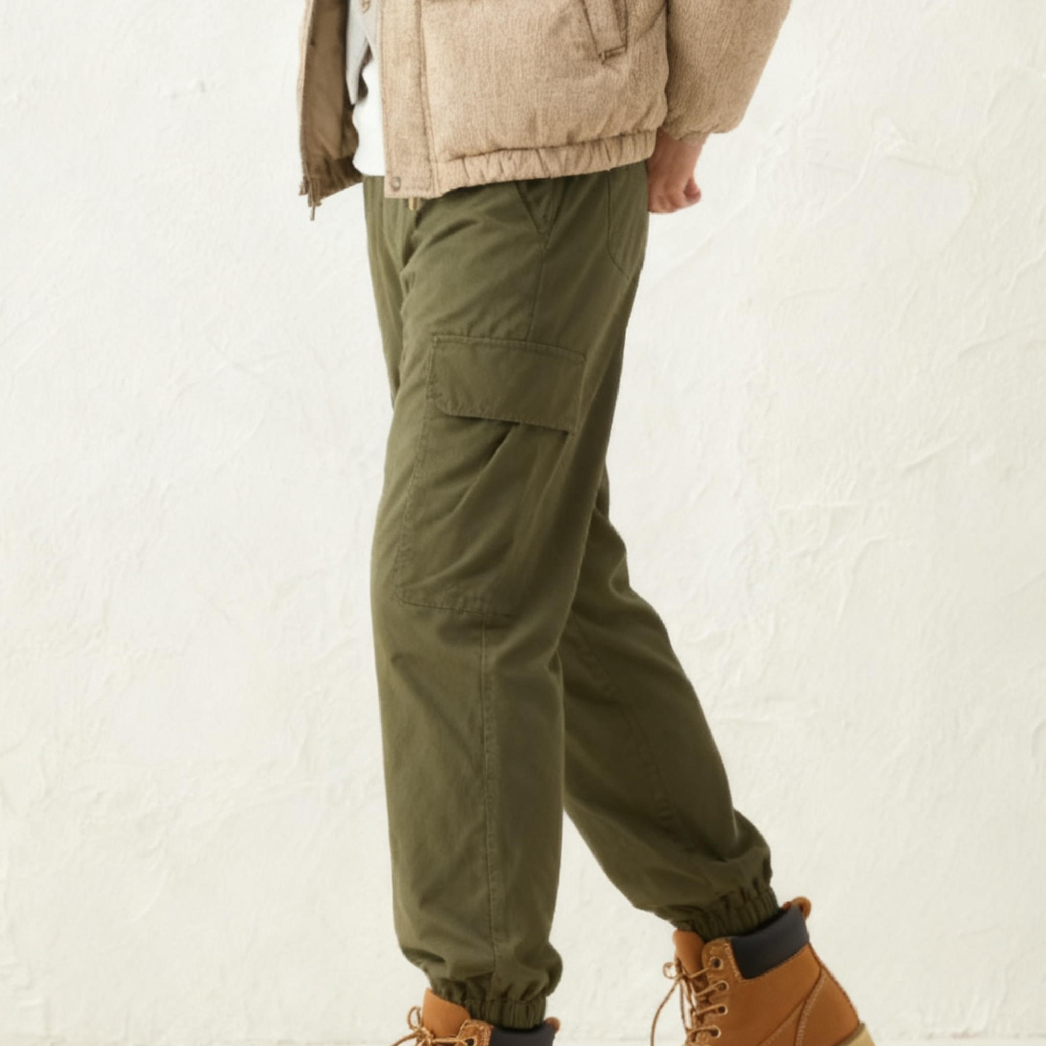 남성용 아웃도어 워크웨어 와이드 팬츠 전면 이미지