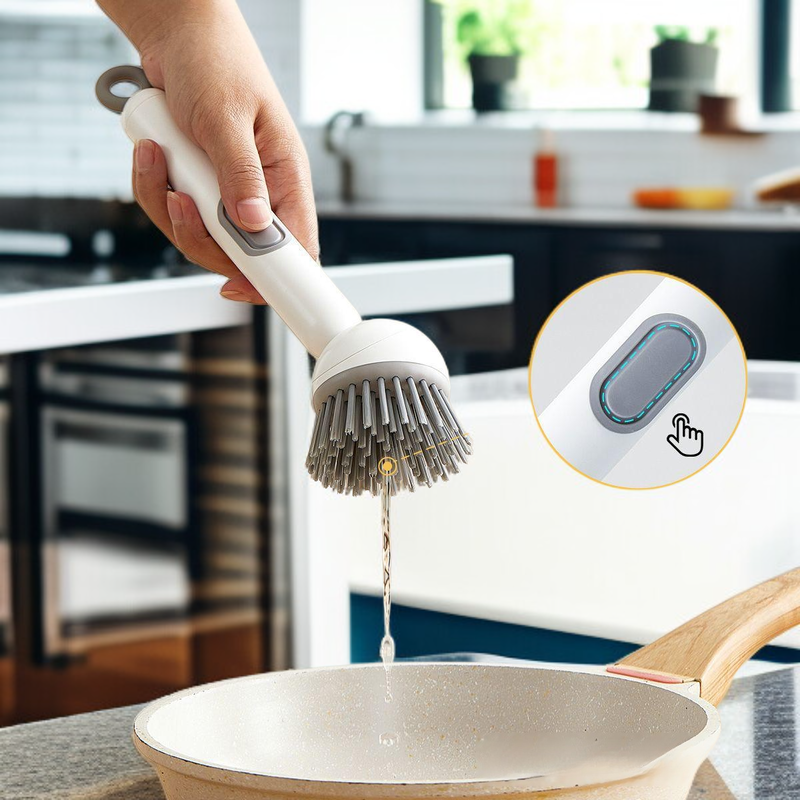 فرشاة الأواني ذات المقبض الطويل