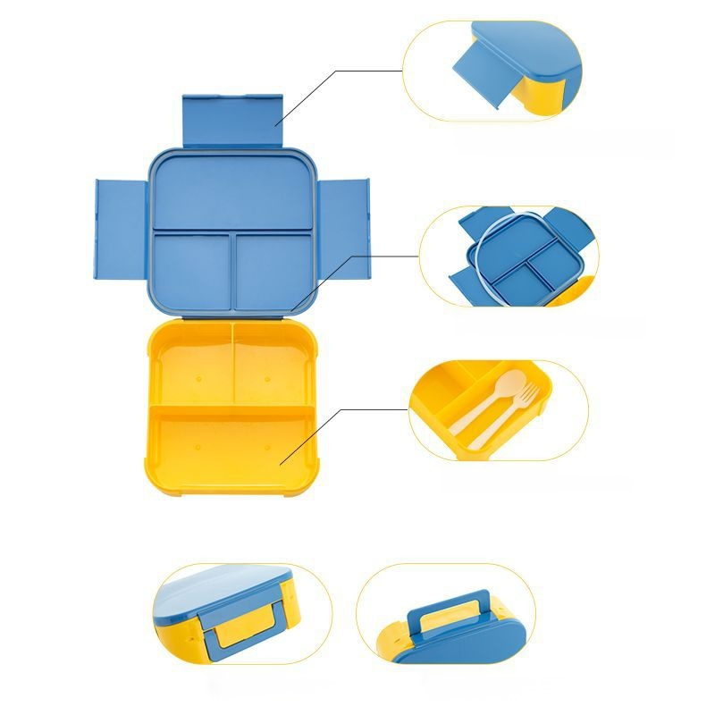 便攜式密封飯盒通勤微波爐可用