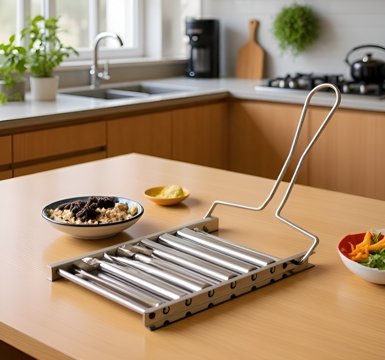 شواية باربيكيو دوارة سهلة الاستخدام