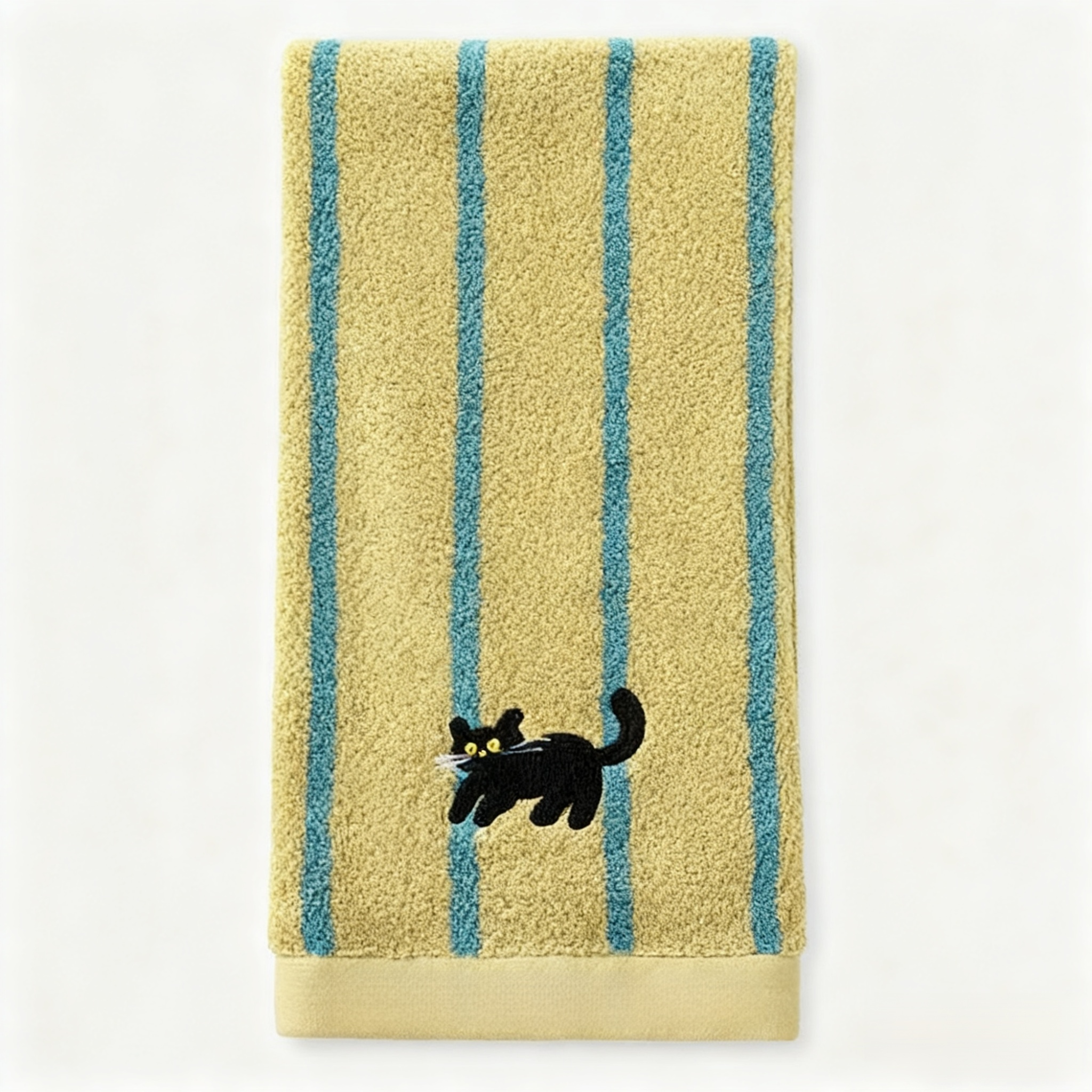 귀여운 고양이 모양 세안용 타월