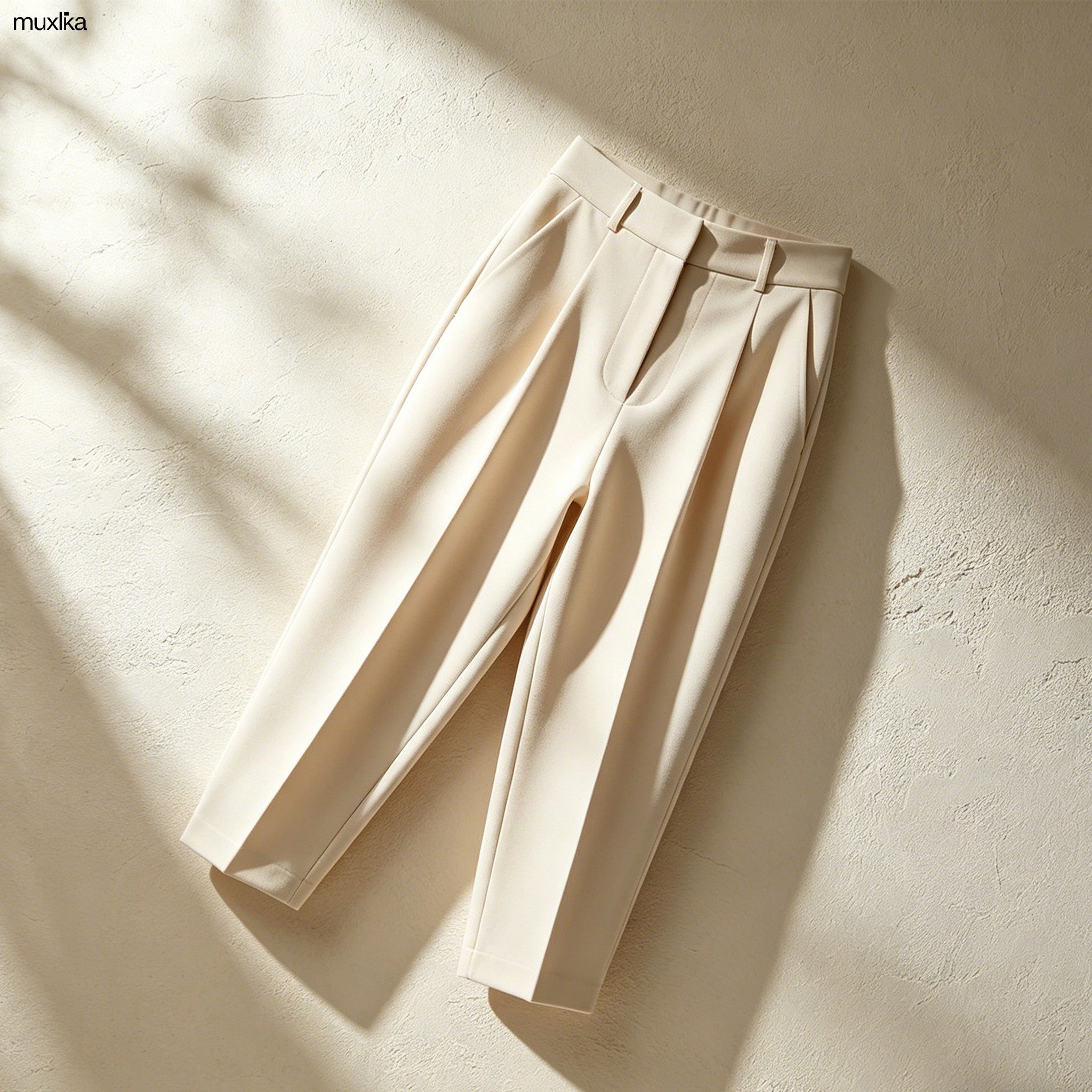 快適な素材のワイドレッグパンツ