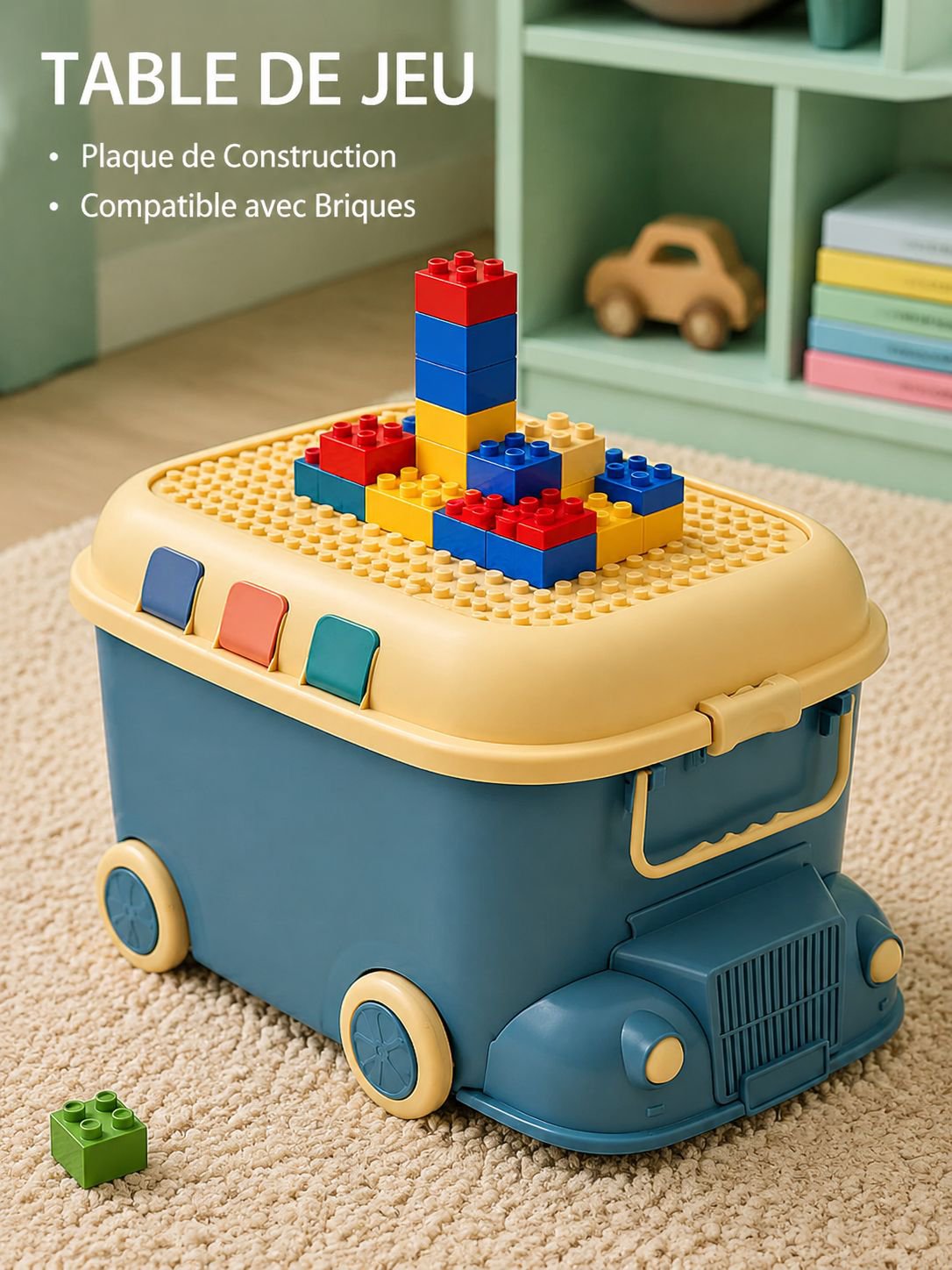 Boîte de rangement de jouets de Locomotive, boîte de rangement domestique, boîte de rangement de pet
