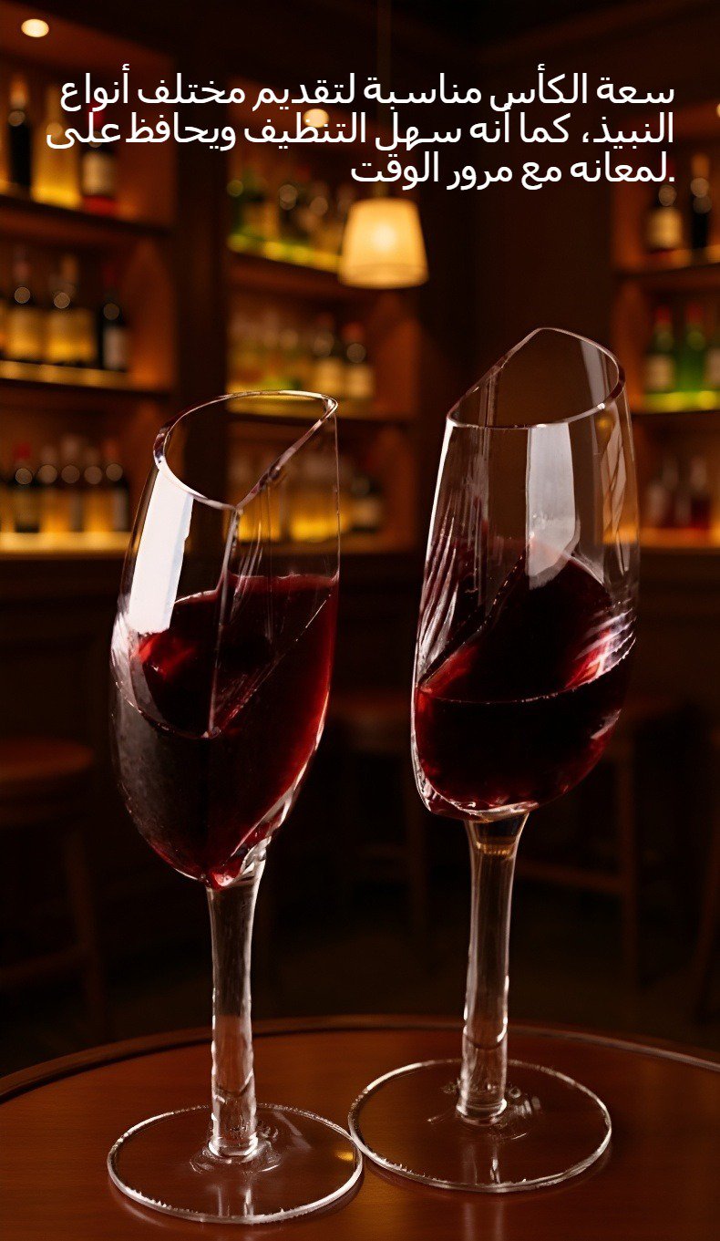 كأس النبيذ الأحمر مناسب للهدايا الفاخرة