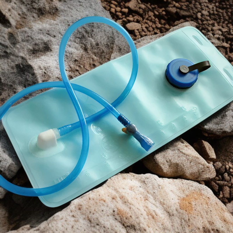 Bolsa de agua deportiva para exteriores, plegable y sin sabor, fácil de transportar