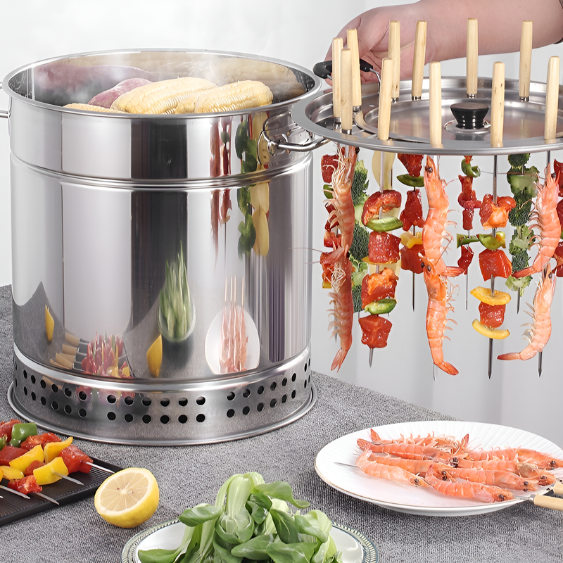 家庭用ポータブル吊り下げグリルセット