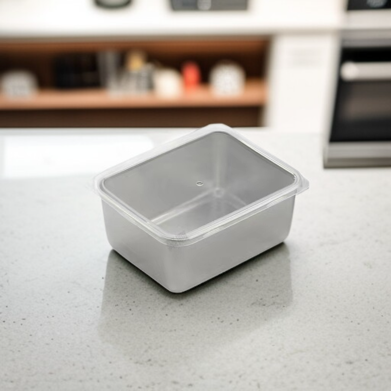 뚜껑이 있는 스테인리스 도시락