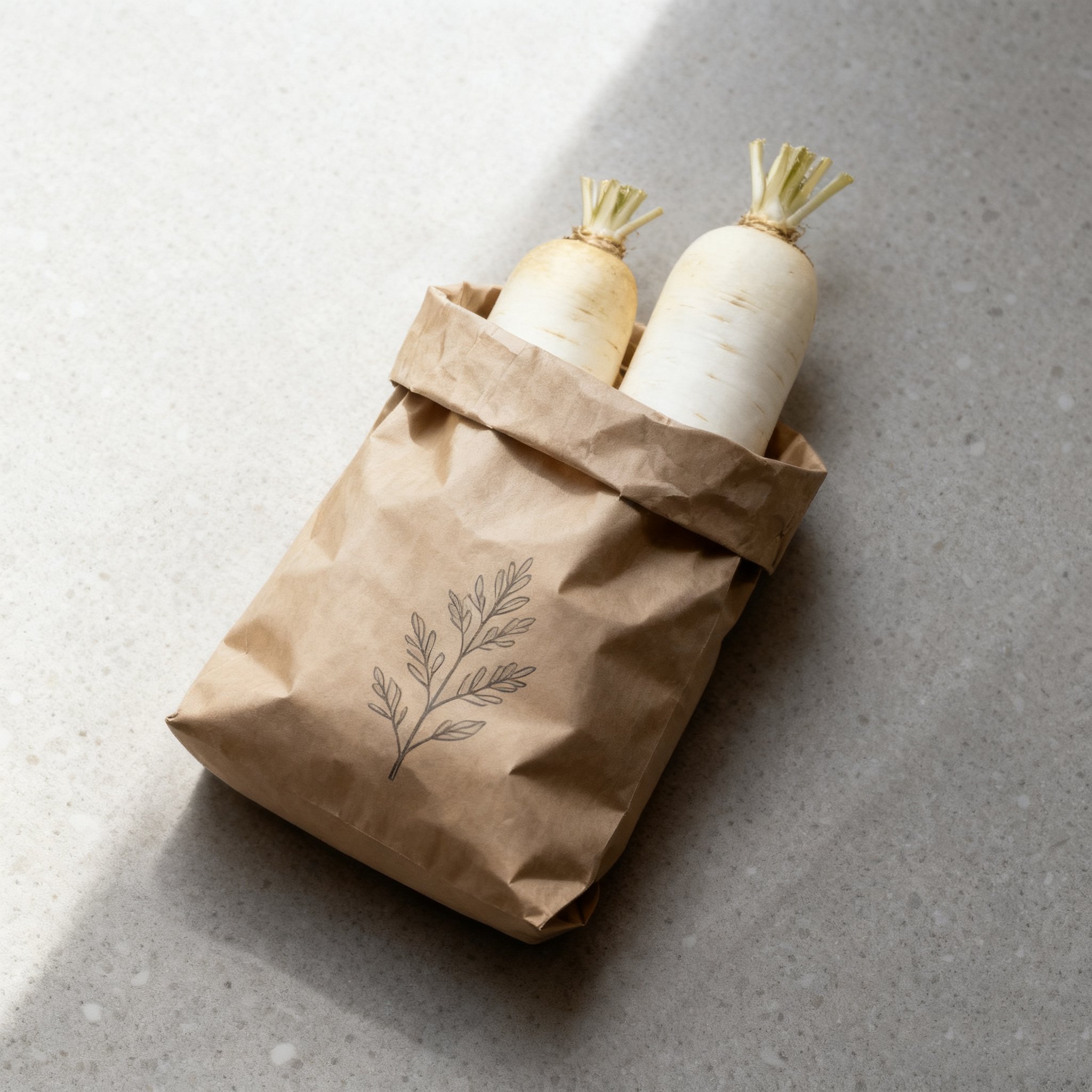 甘くて美味しいサクサク白大根のアップ写真