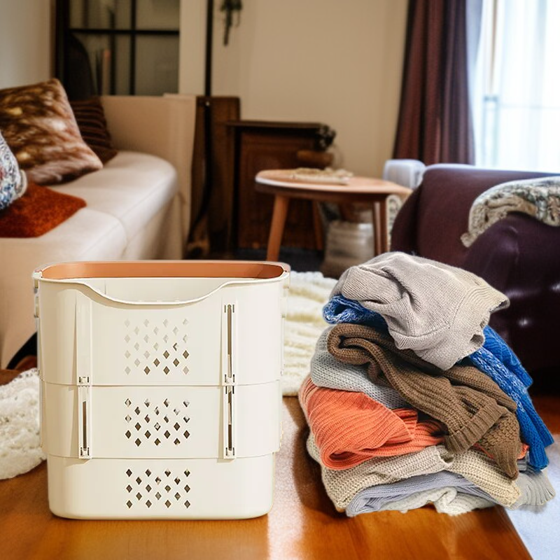 Multilayer Large Capacity Clothing Storage Basket