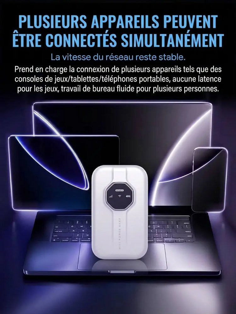 WiFi portable illimité, couverture mondiale, gratuit à vie