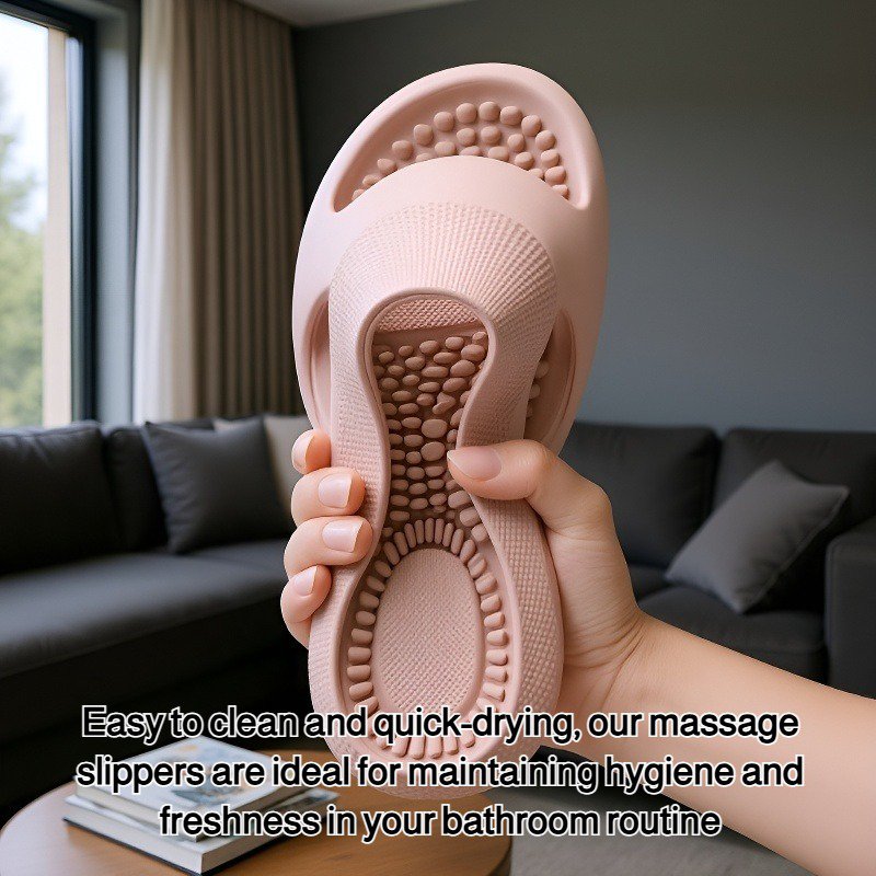 Non-slip massage slippers for relaxing foot care