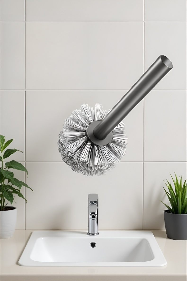 省スペースなトイレブラシ収納方法