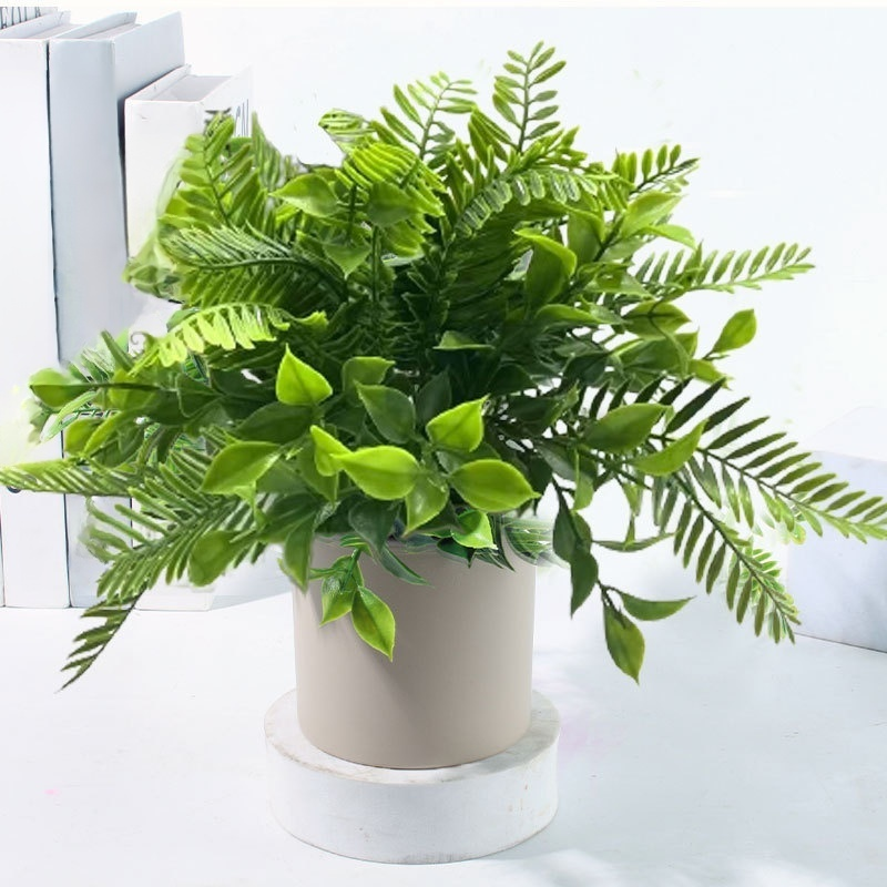 Objets de décoration de plantes vertes artificielles pour intérieur