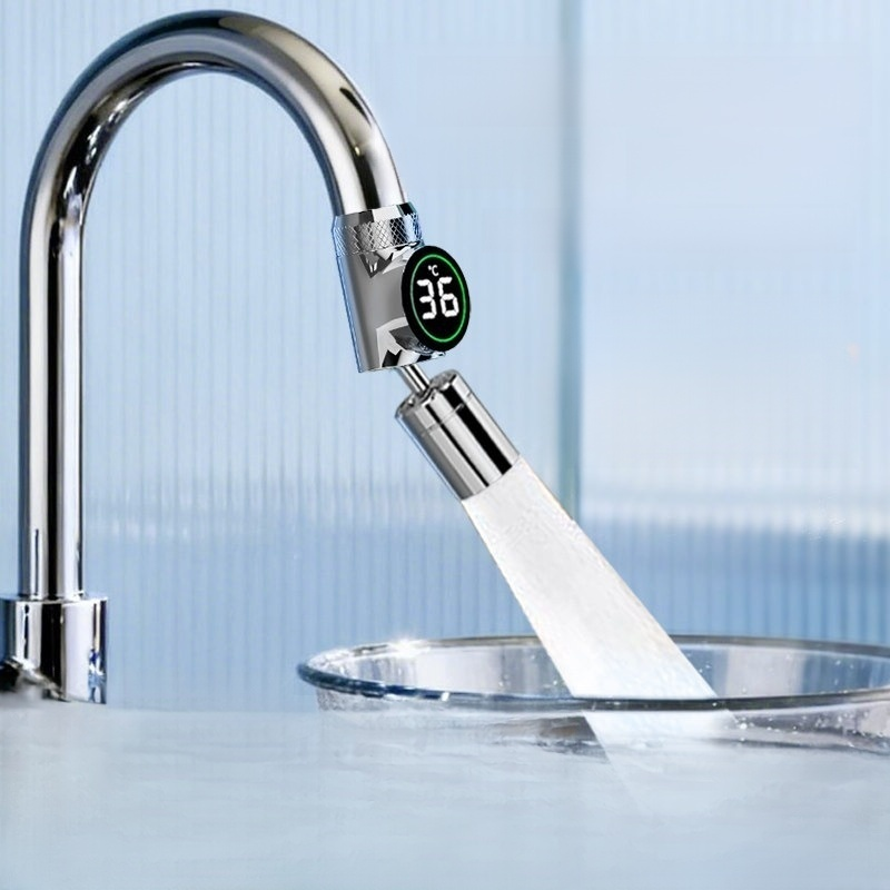 智能感溫廚房水龍頭延長器