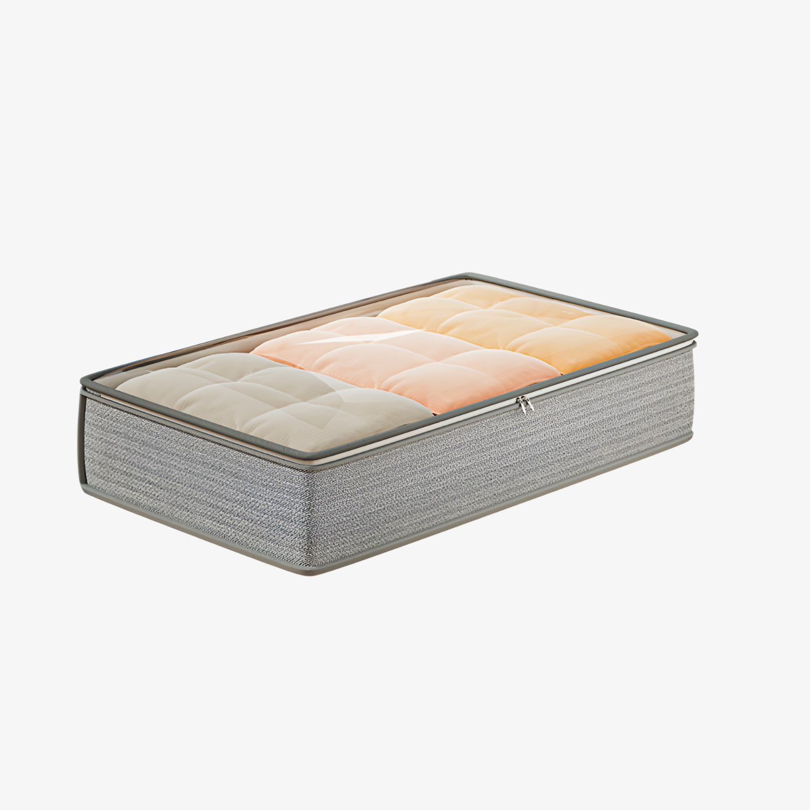 Caja de almacenamiento bajo cama con asas reforzadas