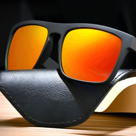 Herren-Polarisationsbrille mit elastischem PC-Rahmen