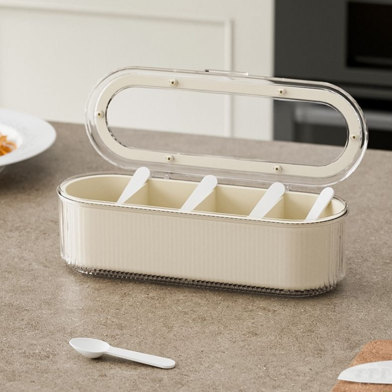 分格スプーン付き調味料収納ボックス