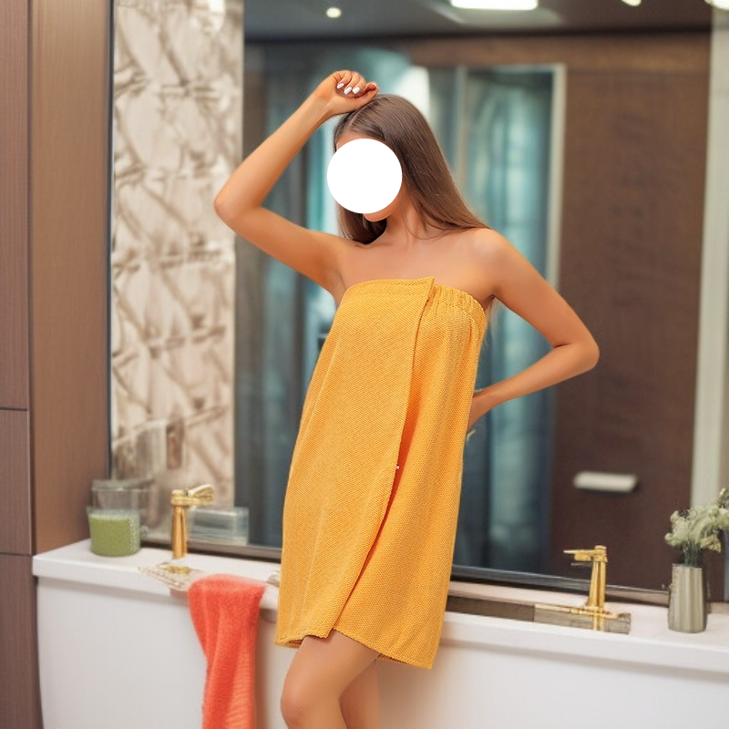 여성 마이크로화이버 튜브탑 바스 스커트 흡수 속건 바스로브 비치 바스 타월