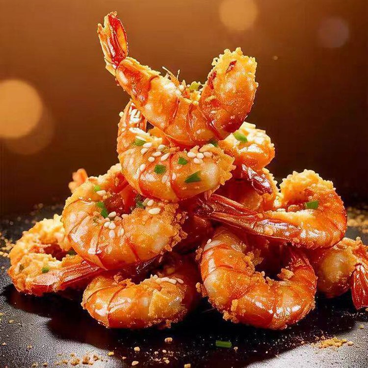 （Not a hint of fishiness ）fresh, savoury and irresistibly-Crispy Prawns