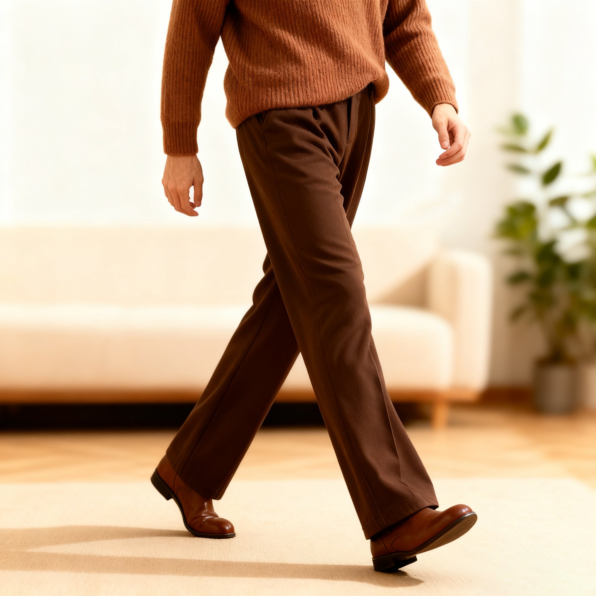  남성 캐주얼 스트레이트 슬랙스