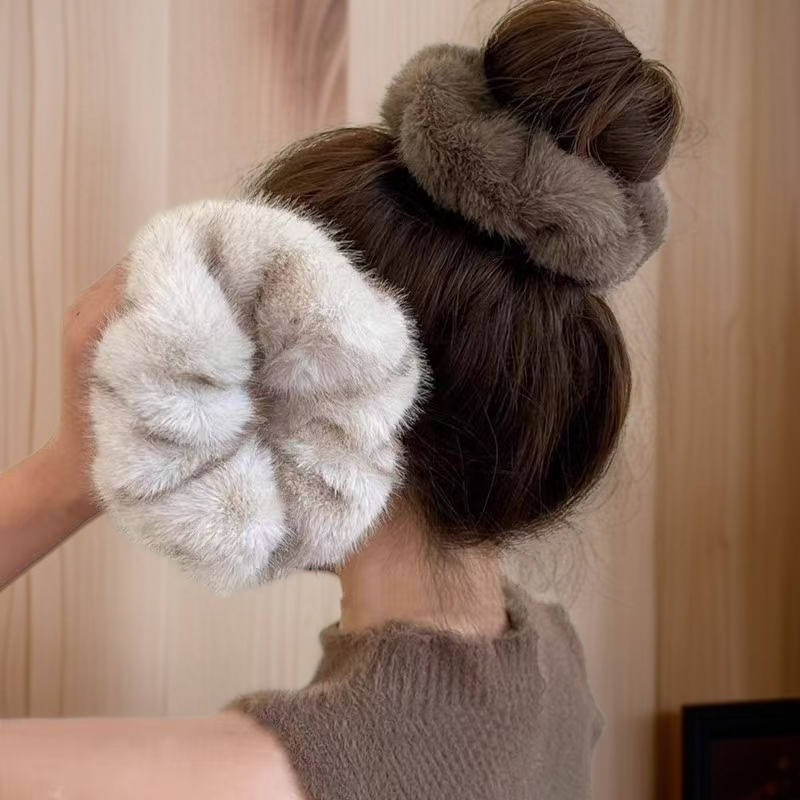 多色高彈性大腸髮圈排列