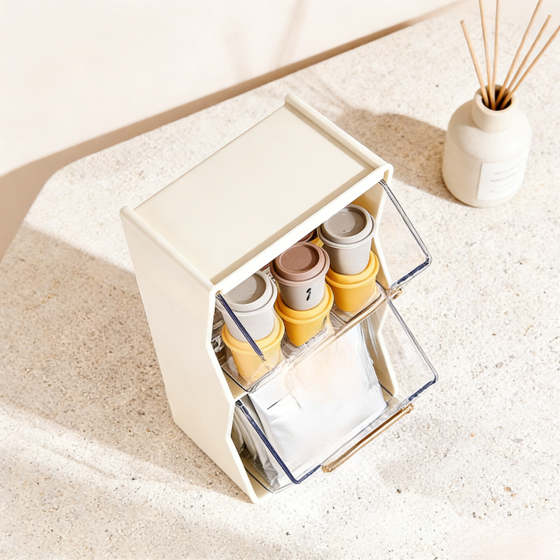 ชั้นวางเก็บถุงชาและแคปซูลกาแฟ สำหรับใช้งานในบ้านและสำนักงาน