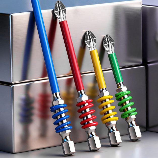 Rainbow Anti-Slip Spring Screwdriver Bits