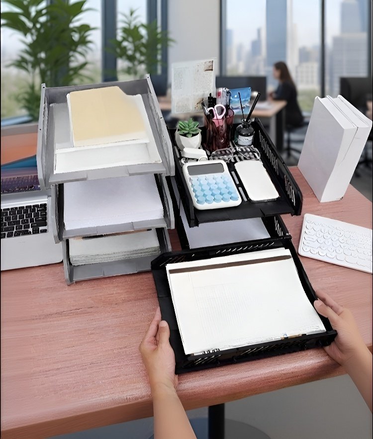 사무실 필수품 문서 보관함 사용 예시