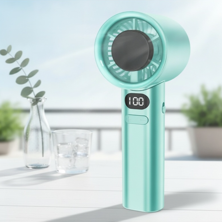 USB Charging Handheld Fan Adjustment High Speed Mini Fan For Indoor Outdoor Office Home Meeting Room