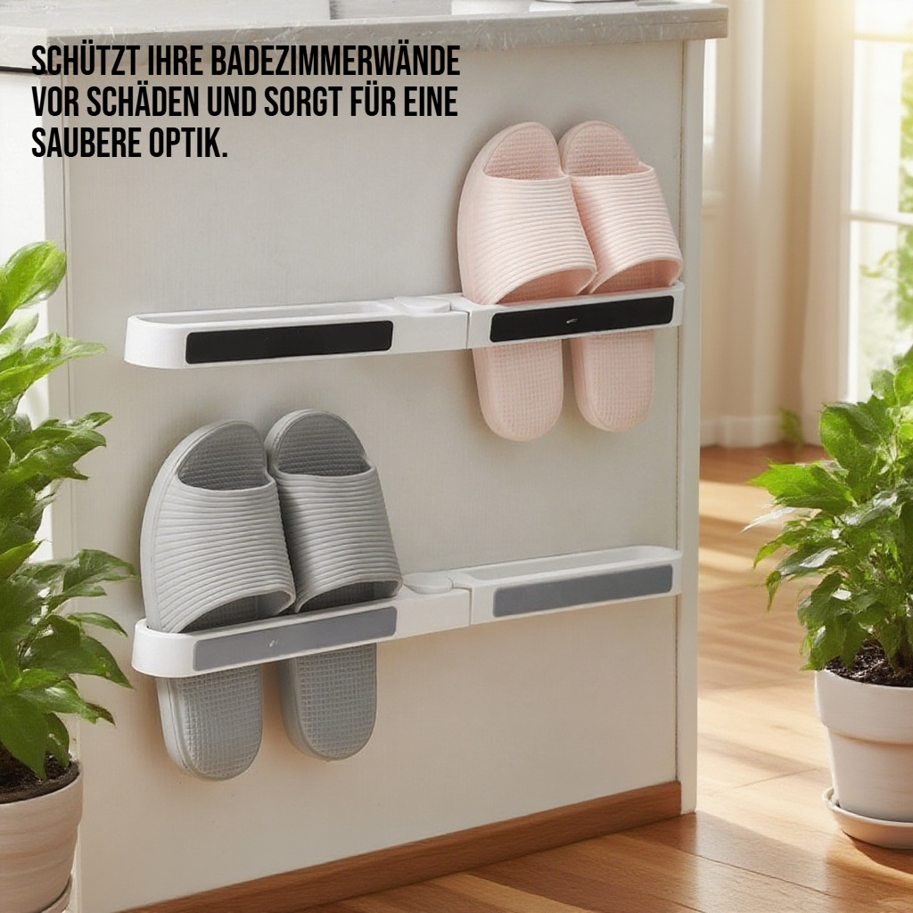 Badezimmer Lochfrei Wand-Hang Pantoffeln Asphalthalter