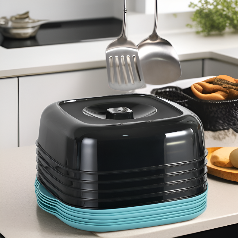 가정용 다층 저장 방진 음식 커버