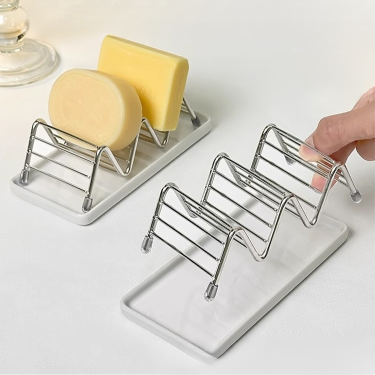 Soporte para jabón en forma de W