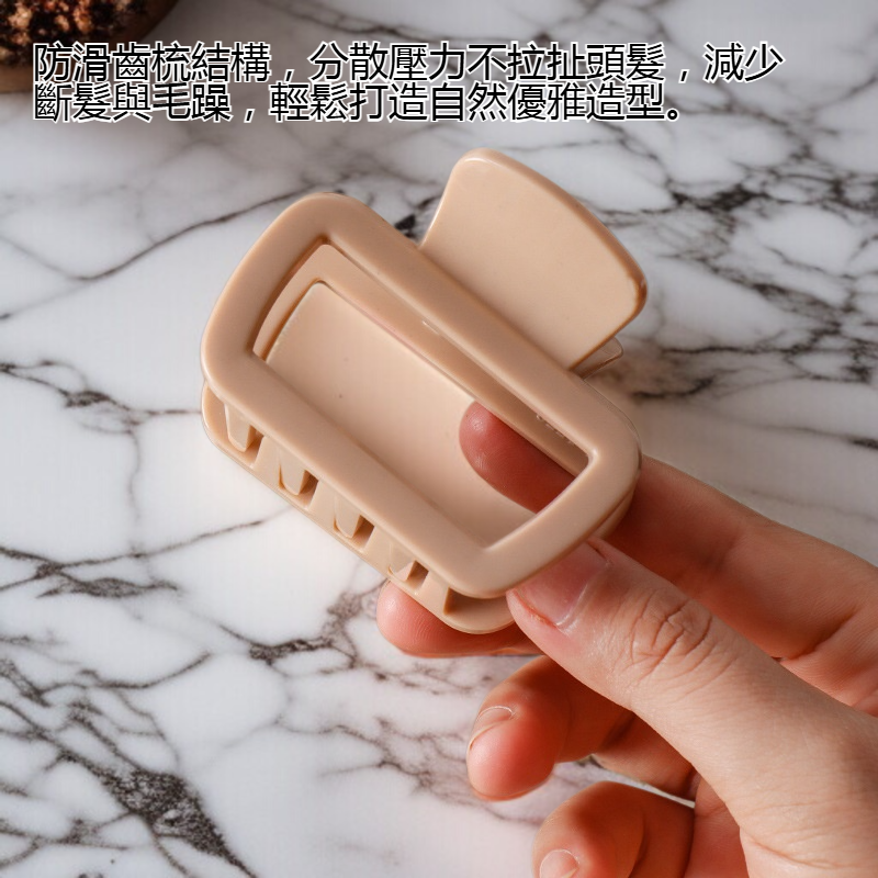 軟矽膠頭髮抓夾產品展示圖