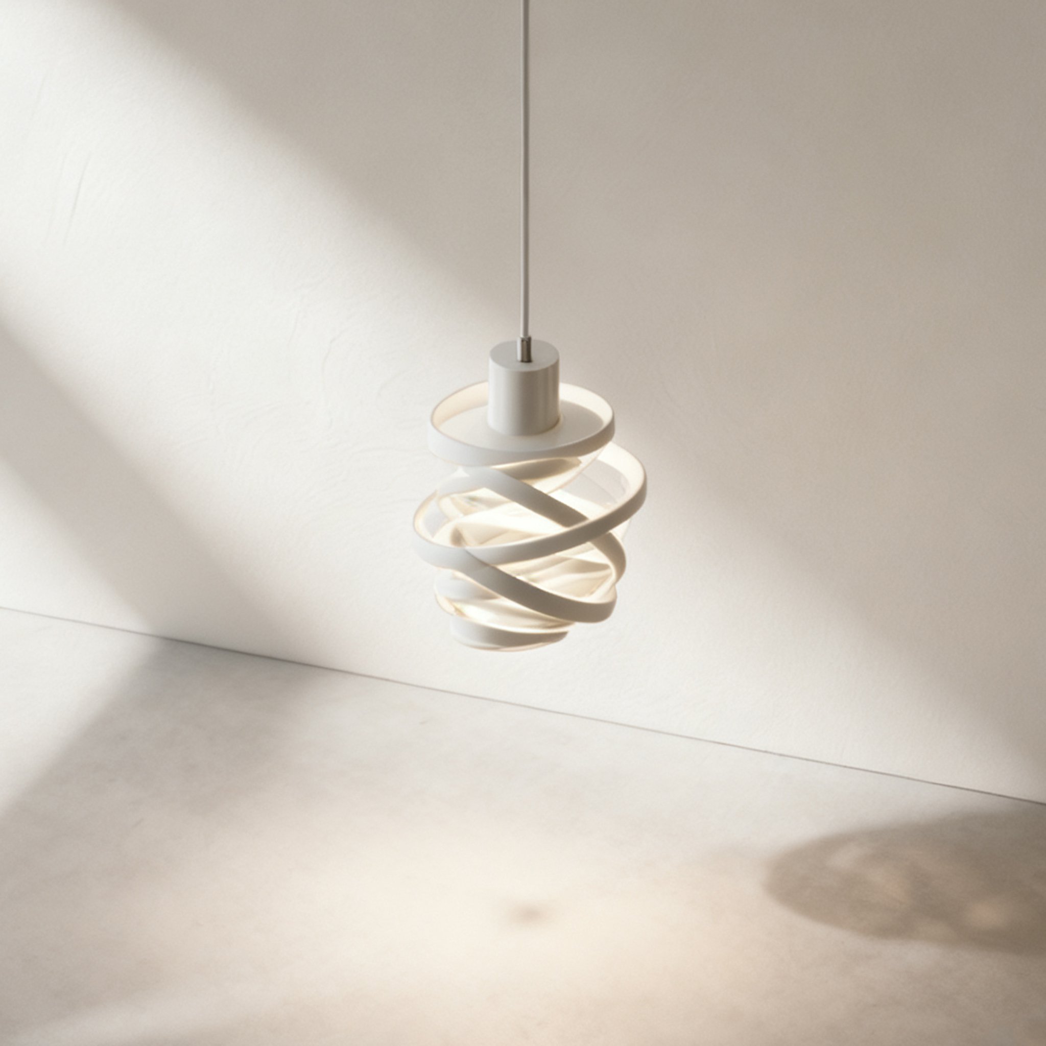 โคมไฟแขวนรูปแบบศิลปะเกลียว