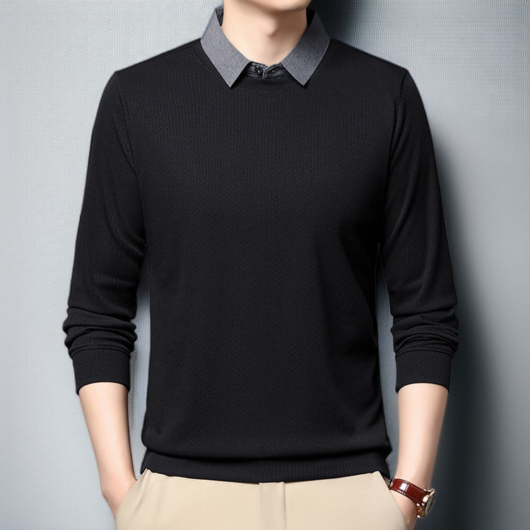 봄 가을용 남성 비즈니스 셔츠