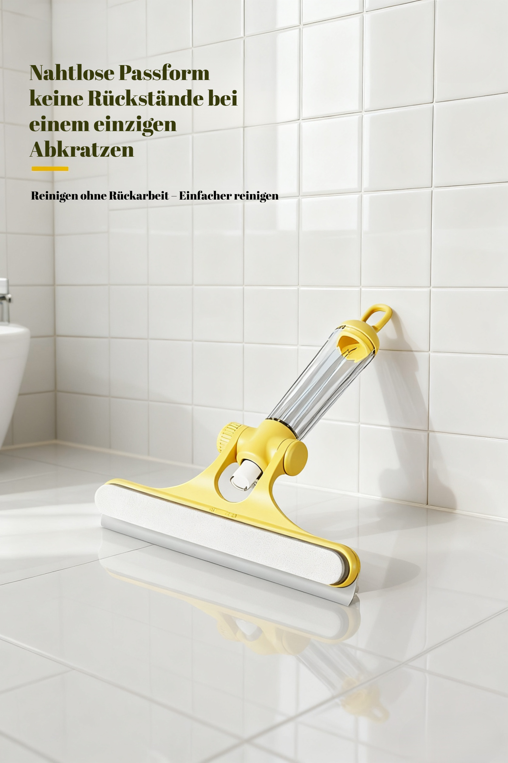 Integrierter Sprühbehälter des Fensterwischers im Detail