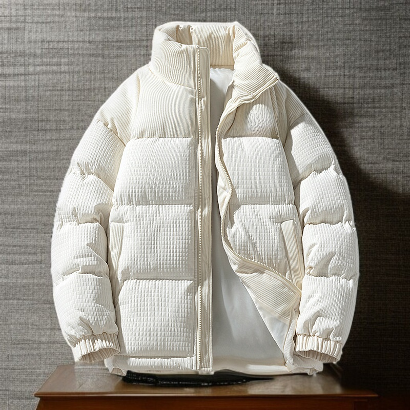 カップル用秋冬チャイナベーカリー風プリントパディングジャケット