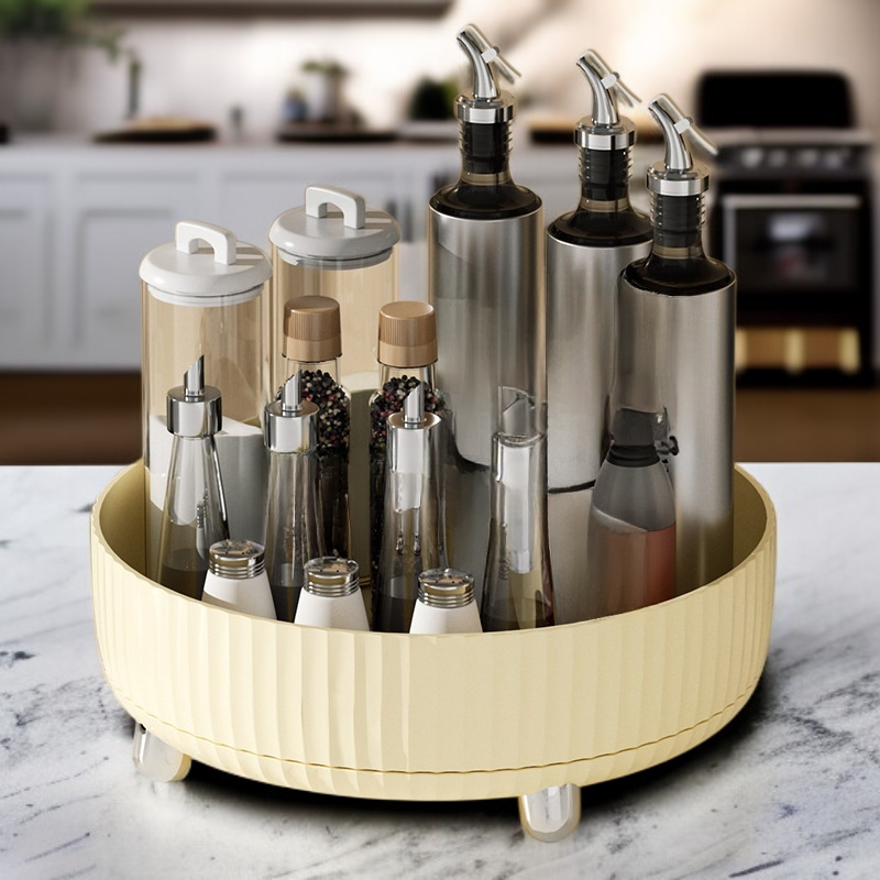 주방 대용량 회전 수납 선반 가정용 멀티 선반