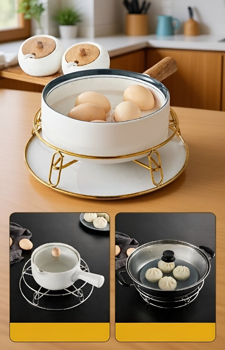 モダンデザインのキッチン収納ラック