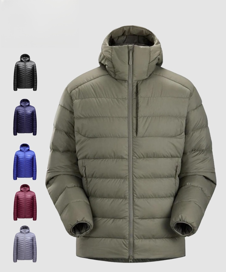 패션 트렌드 경량 후드 패딩 재킷