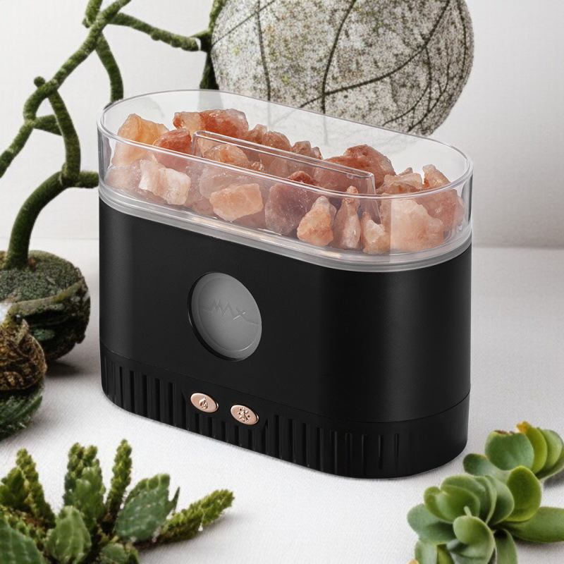 탁상용 칠색 크리스털 가습기 무음 사무용 침실 디퓨저 가습기 무드등 칠색 가습기