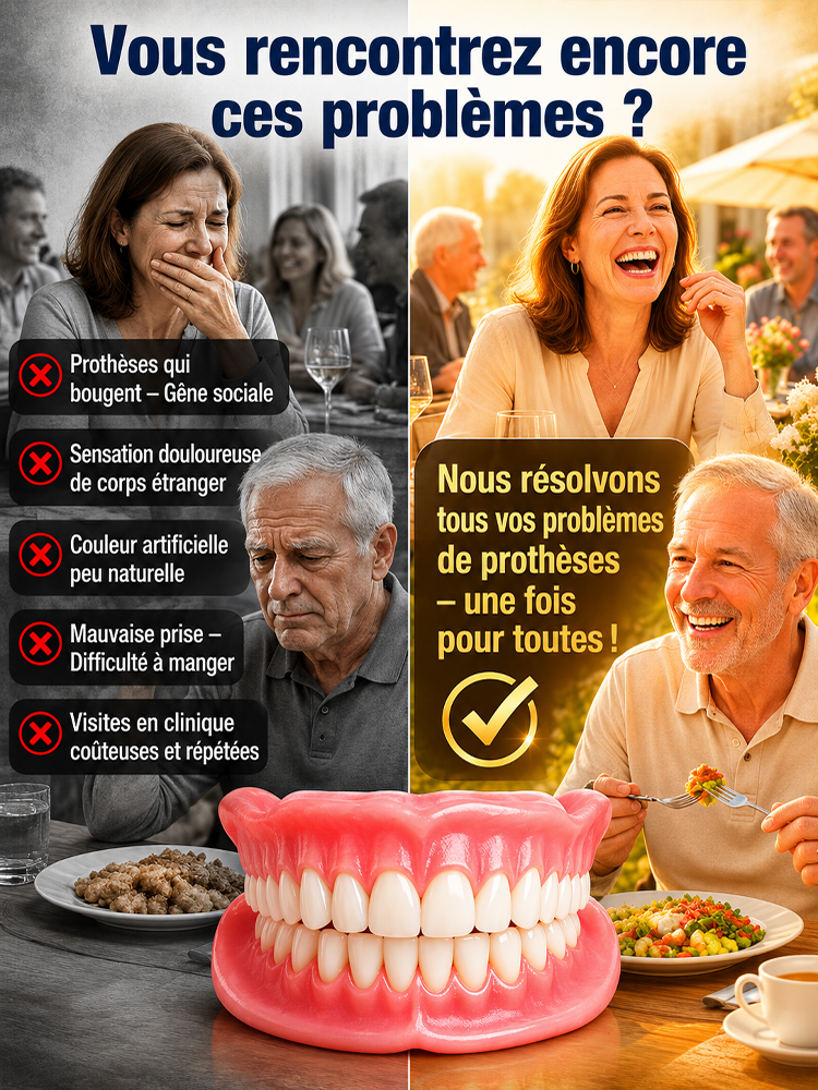  Ensemble complet de prothèses dentaires haut de gamme